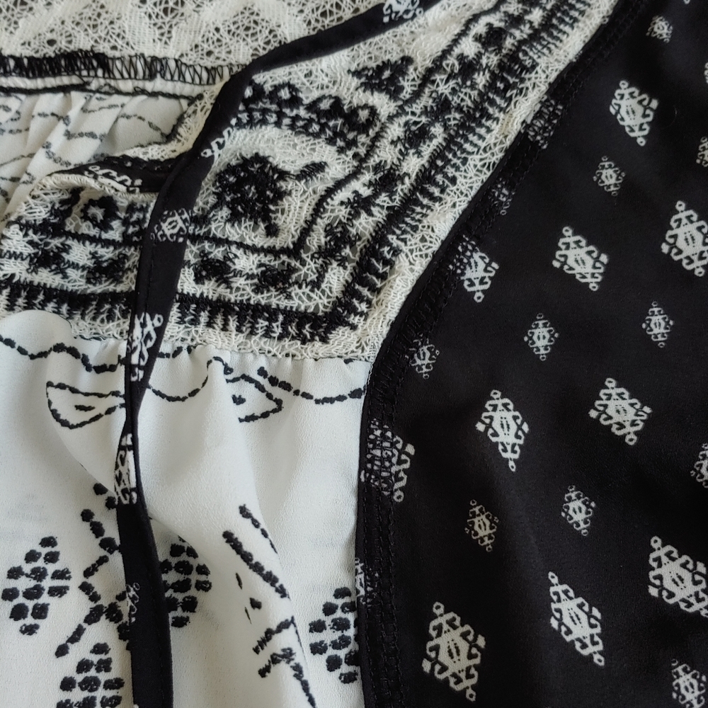 Multipattern tunic too